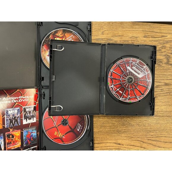 Spider-Man Trilogy Full Screen Special Edition DVDs Marvel Movies Pre-Owned - Picture 2 of 3